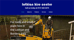 Desktop Screenshot of lothianhirecentre.com